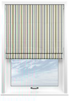 The British Stripe Co. George, Derwent No.1 - Roman Blind